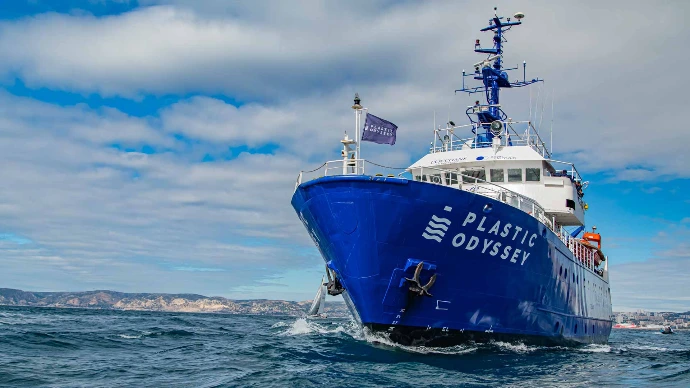 plastic odyssey vessel